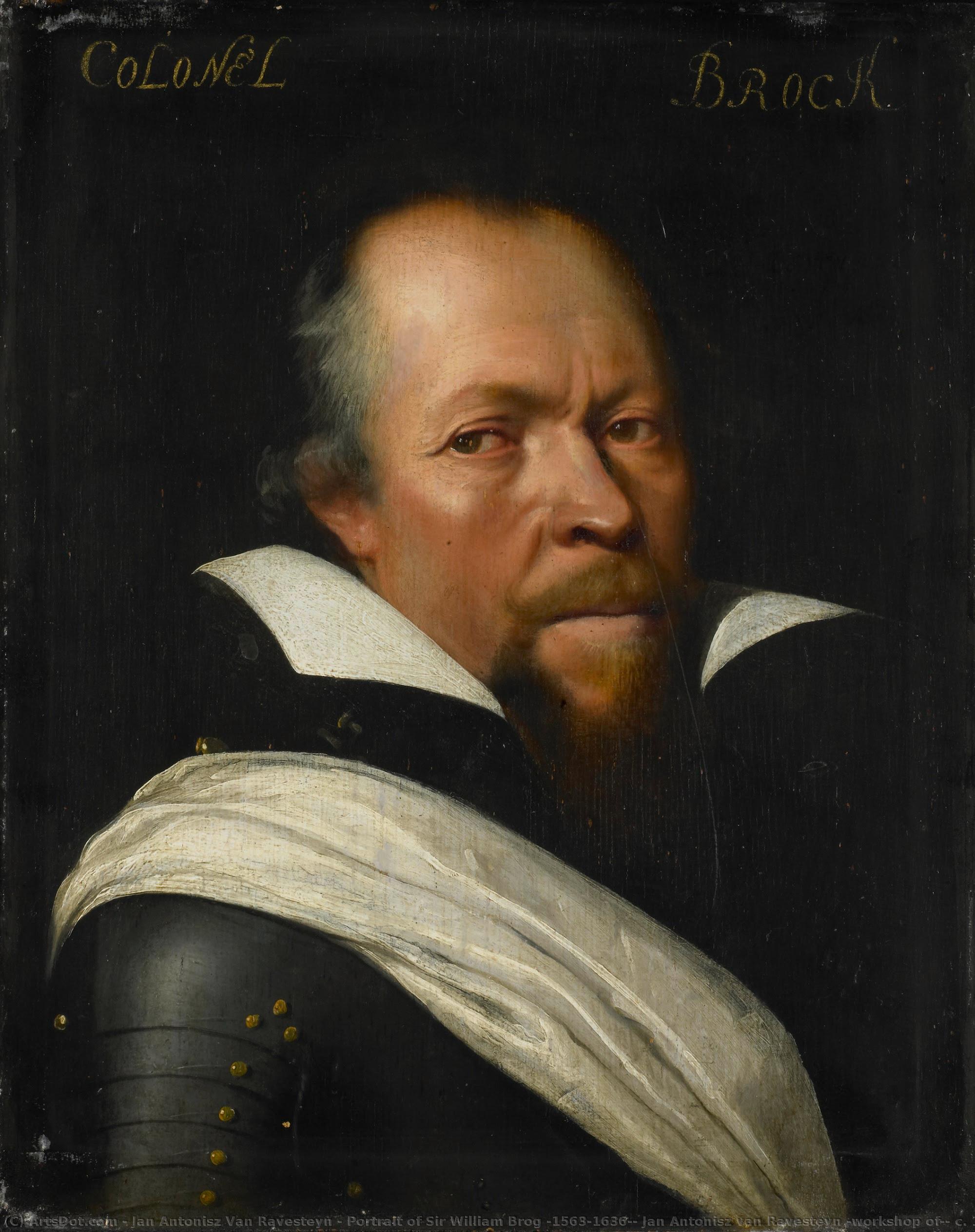 Portrait Of Sir William Brog (1563-1636), Jan Antonisz Van Ravesteyn (workshop Of), C. 1609 - C. 1633 — Jan Antonisz Van Ravesteyn