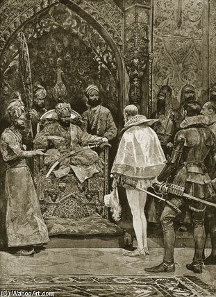 An Early English Embassy To India — Richard Caton Woodville
