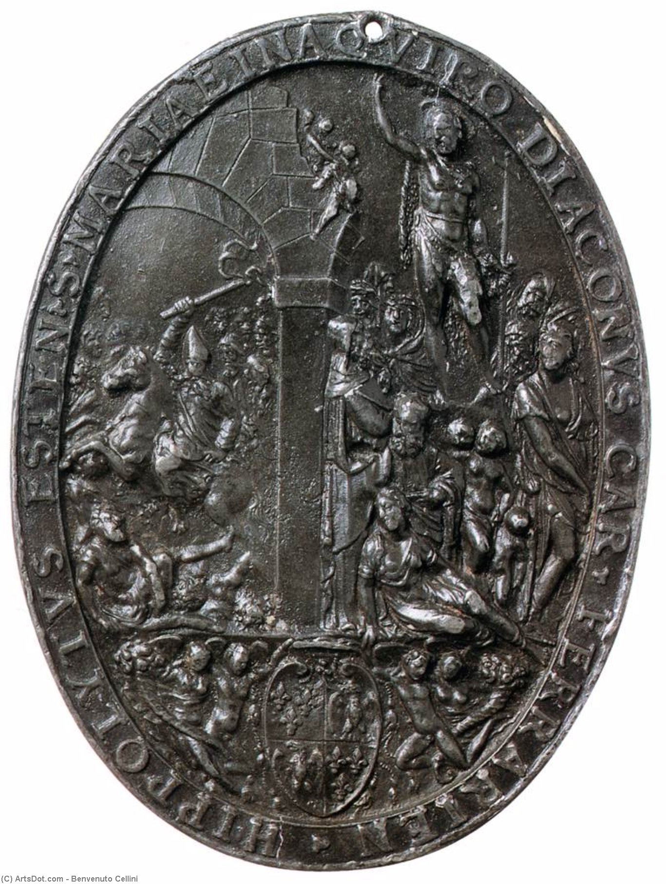 Seal Of Cardinal Ippolito D'este — Benvenuto Cellini
