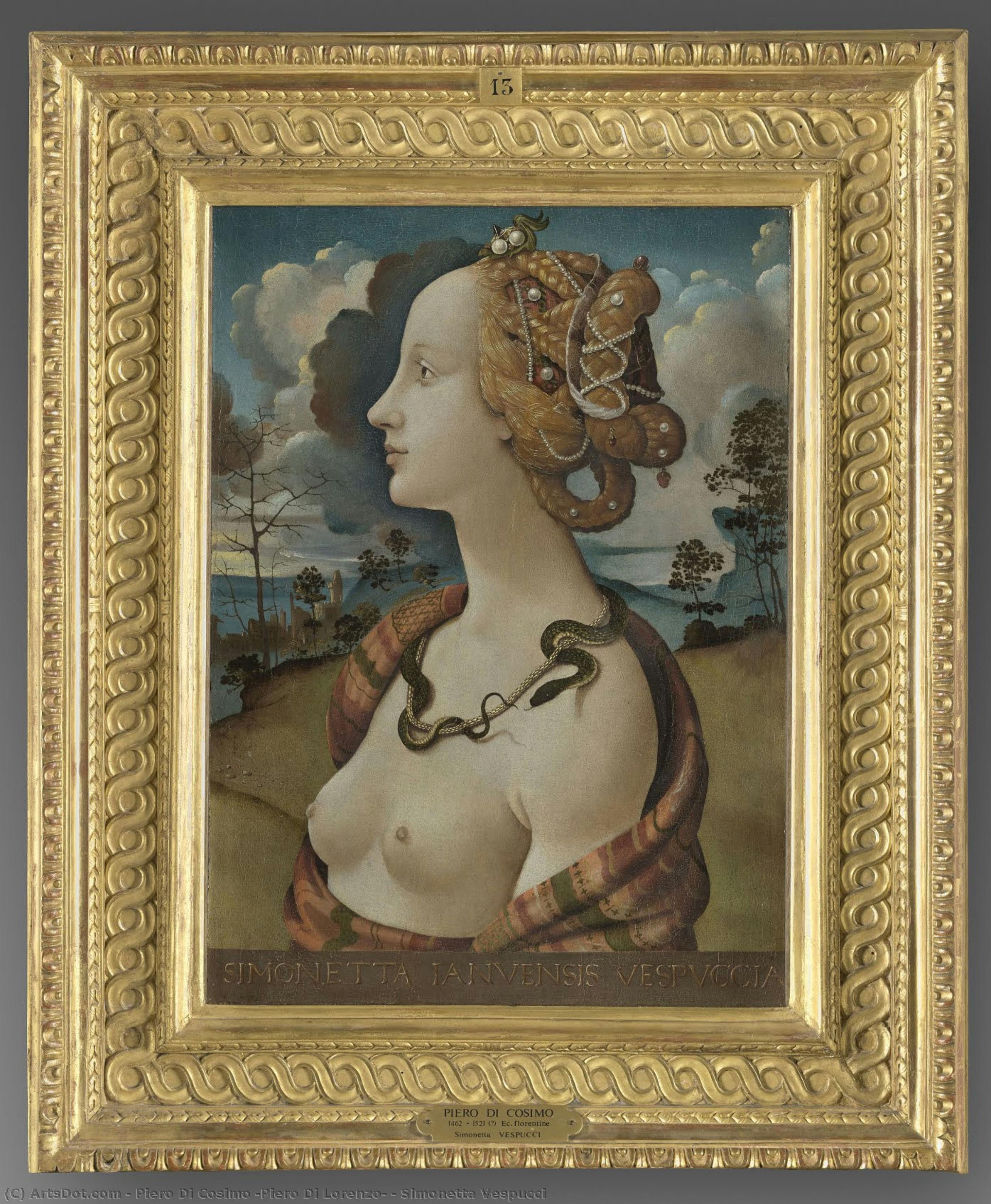 Simonetta Vespucci — Piero Di Cosimo (piero Di Lorenzo)