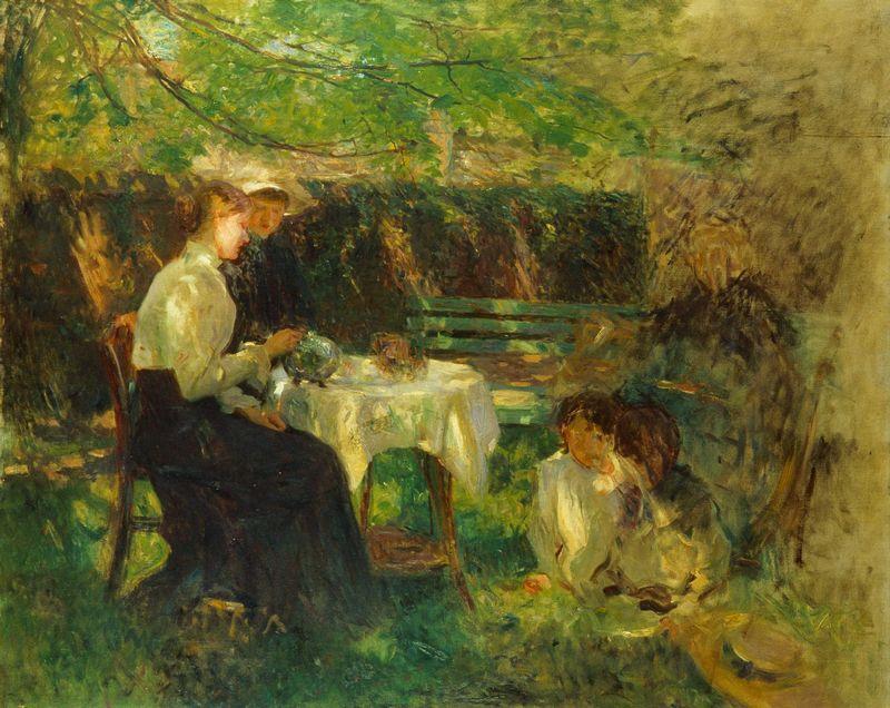 Tea In The Garden — Walter Frederick Osborne