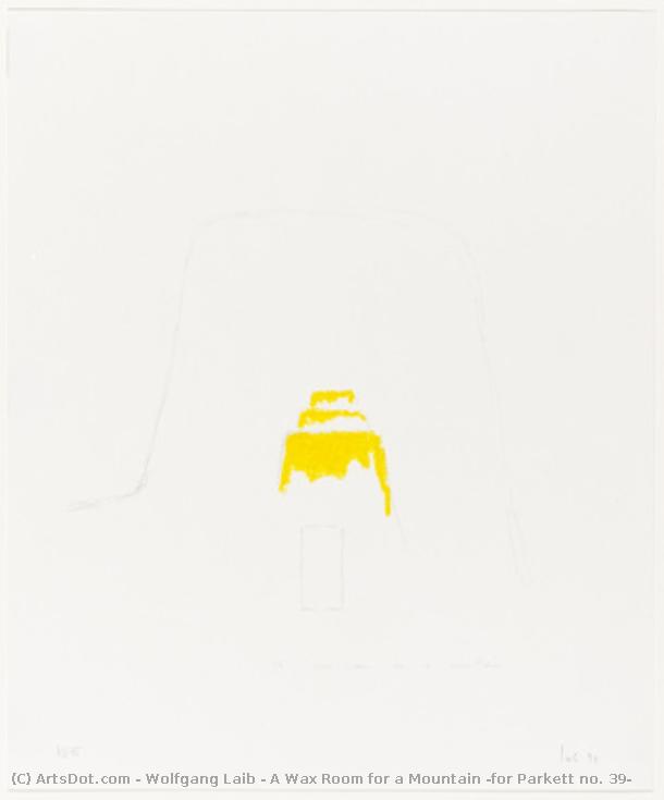 A Wax Room For A Mountain (for Parkett No. 39) — Wolfgang Laib