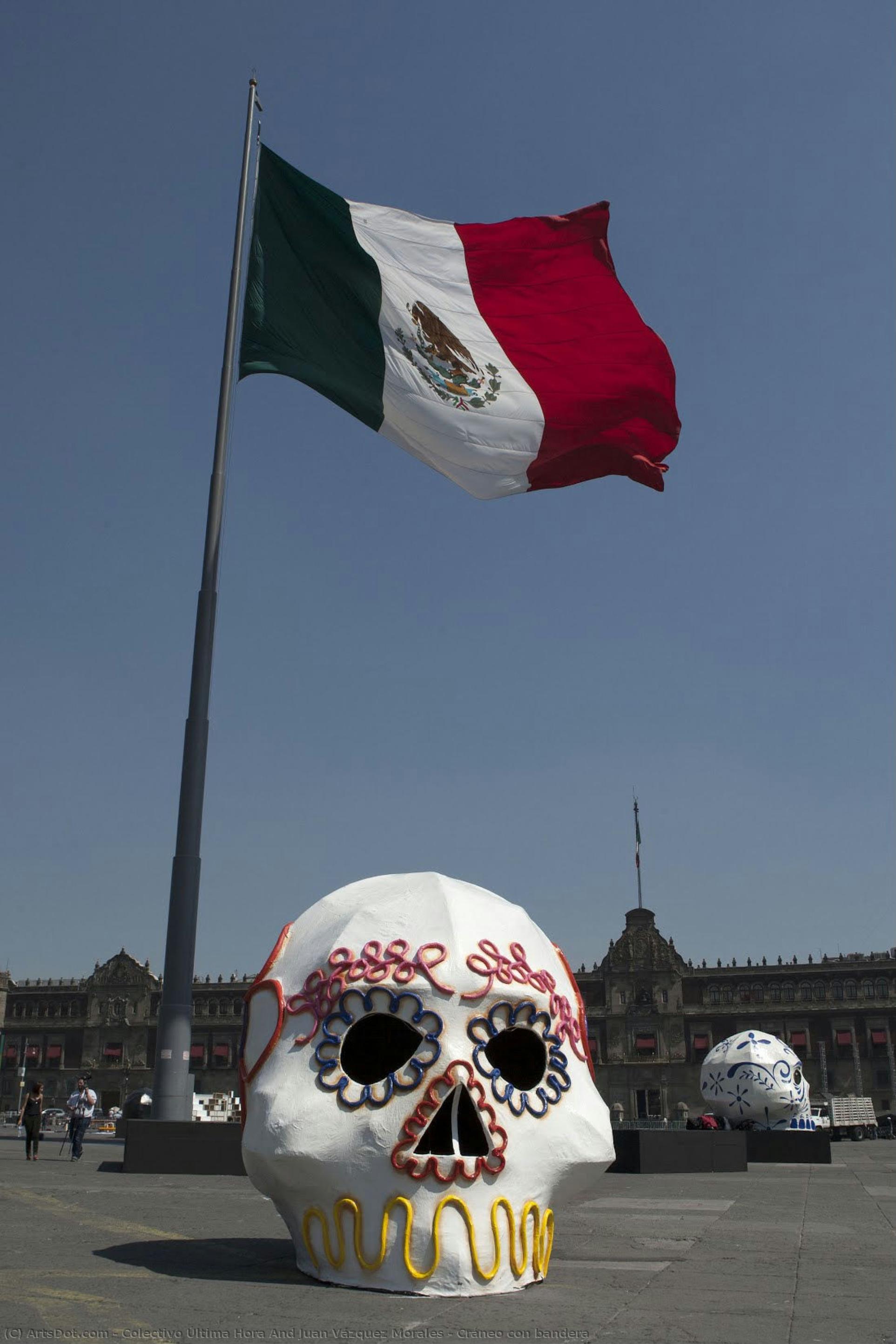 Cráneo Con Bandera — Colectivo Última Hora And Juan Vázquez Morales