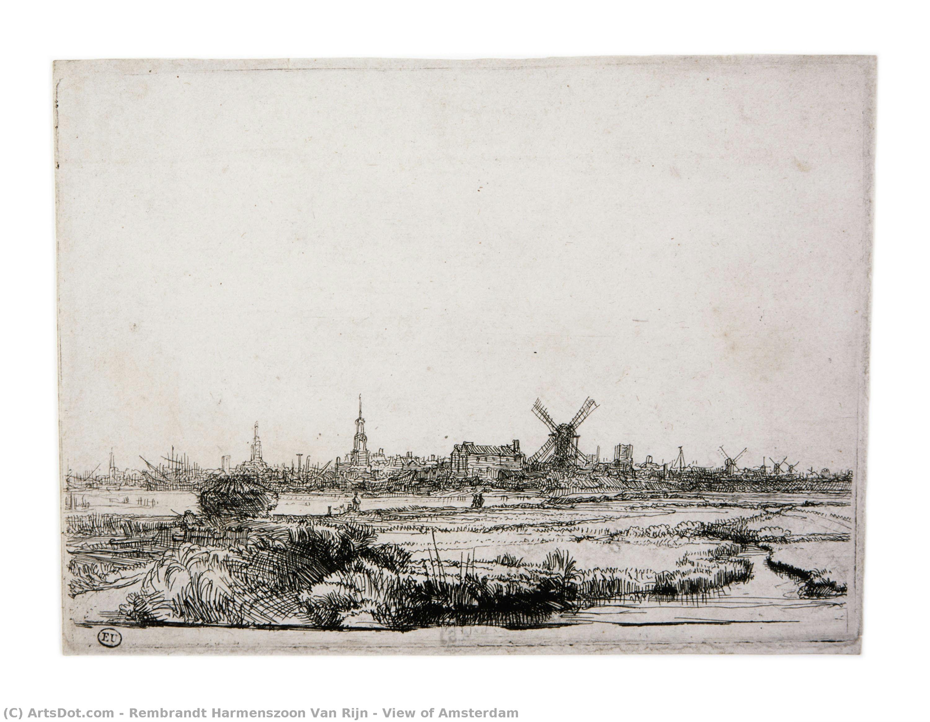 View Of Amsterdam — Рембрант