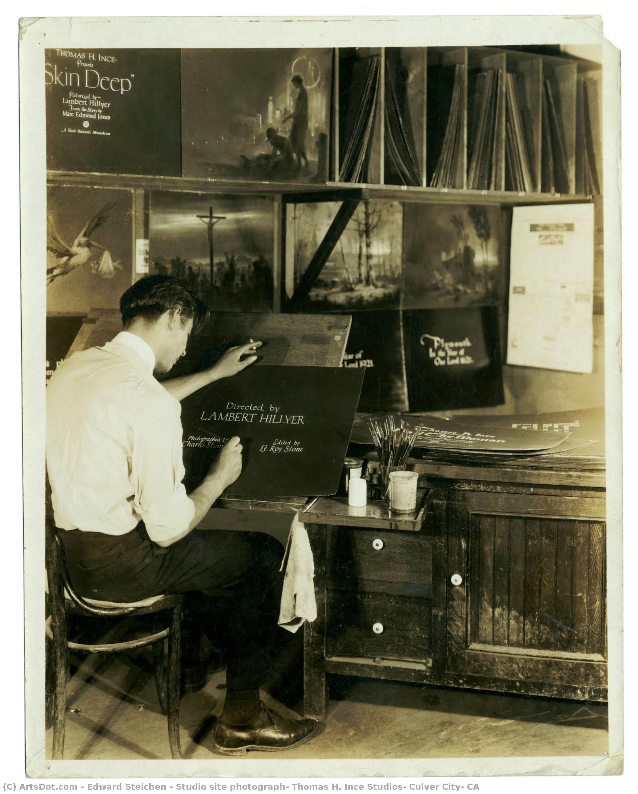 Studio Fotografie Des Produktionsortes, Thomas H. Ince Studios, Culver City, Ca — Edward Steichen