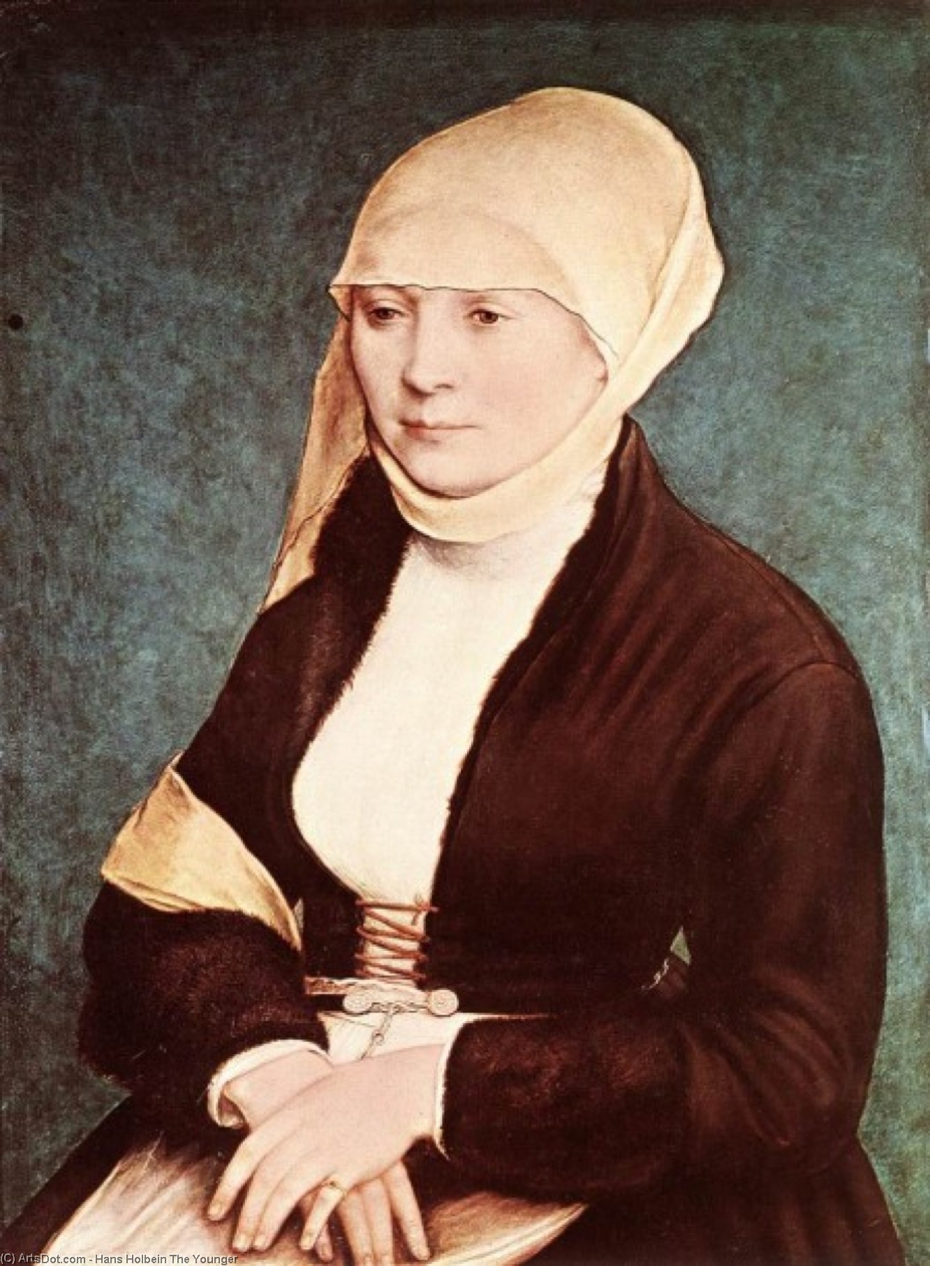 Portrait Of The Artist-s Wife — Hans Holbajn Mlađi
