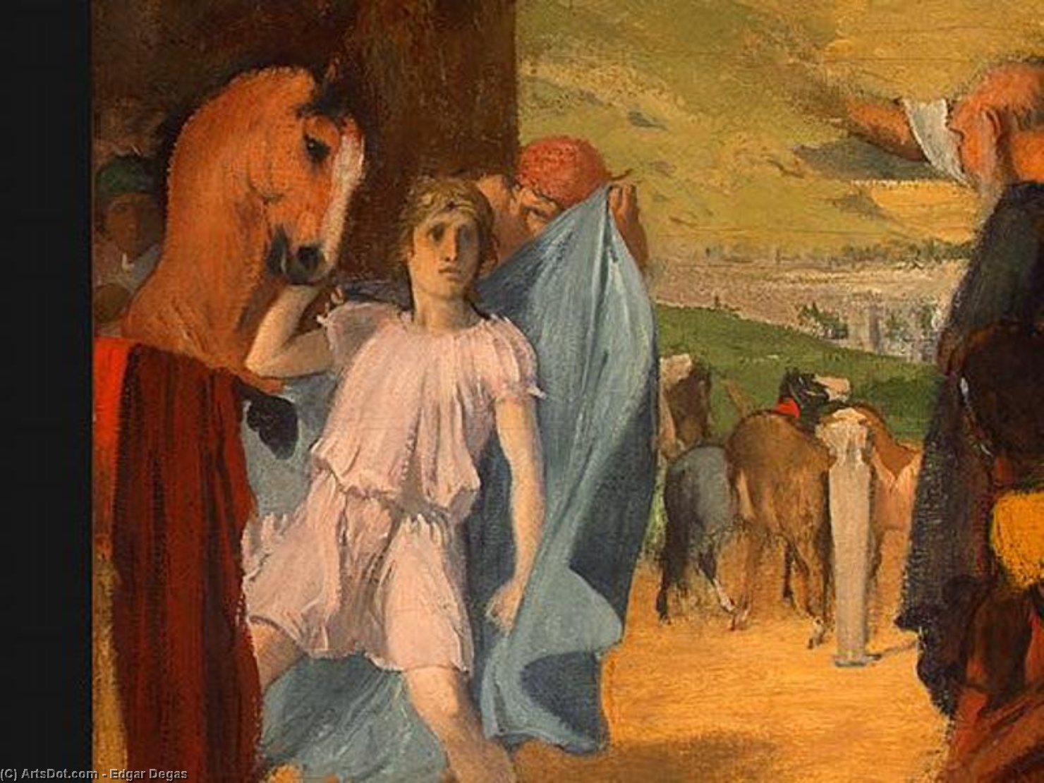 Alexander And Bucephalus (detail) — Edgar Degas