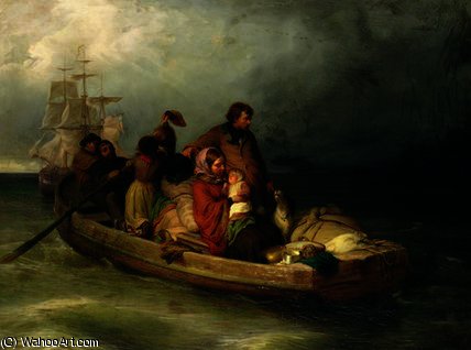 Emigrant Passengers On Board — Felix Schlesinger