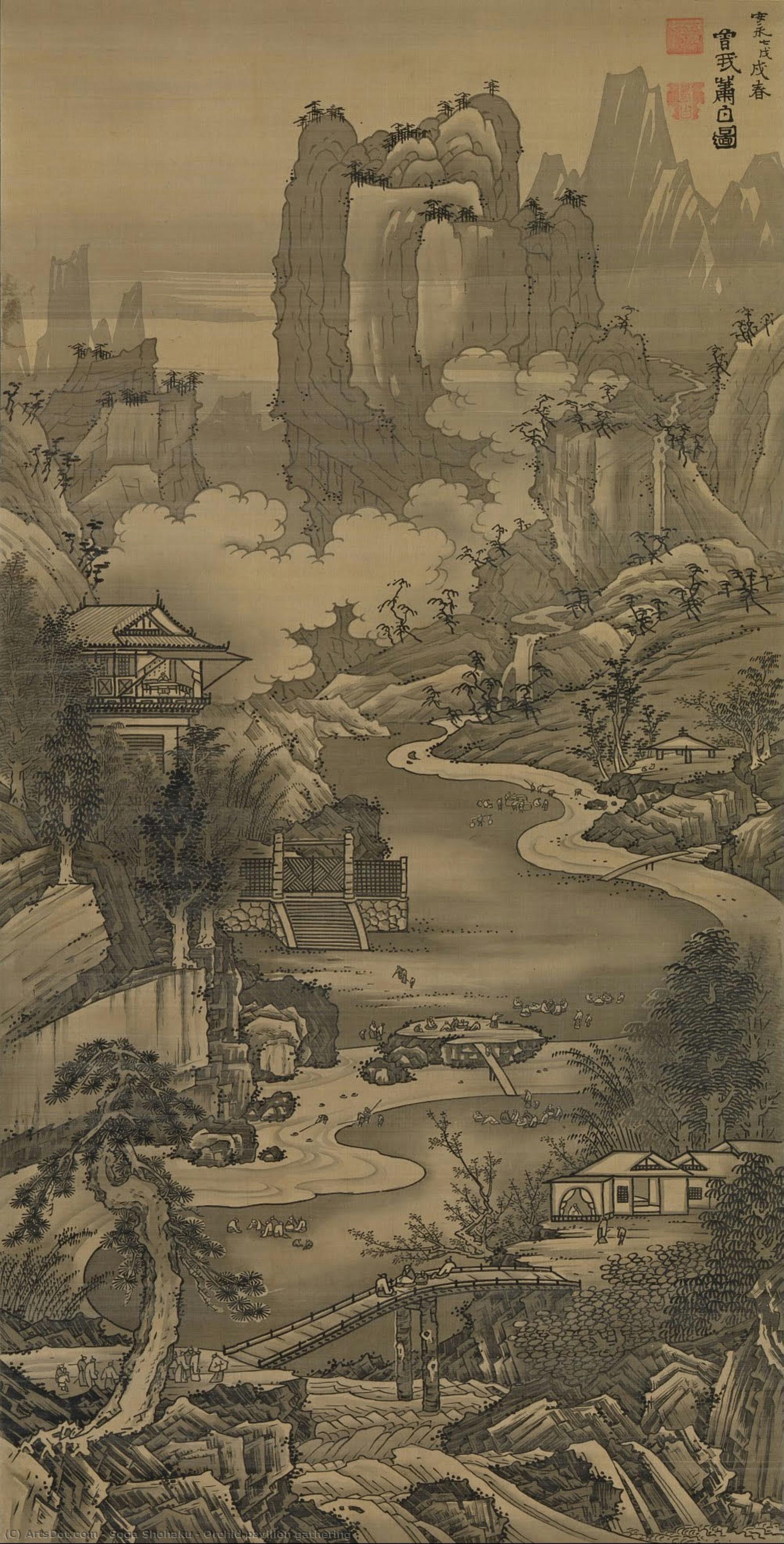 Orchid Pavilion Gathering — Soga Shōhaku