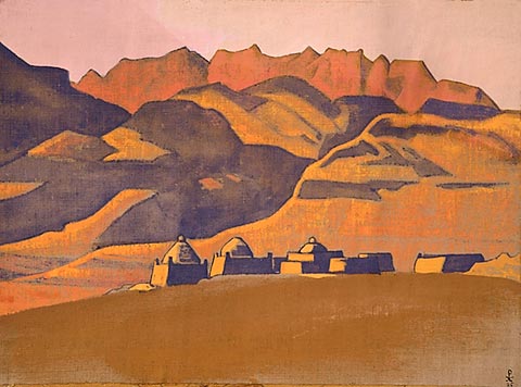 Kyrgyz Mazar. Sanju. — Nikolai Konstantinowitsch Roerich