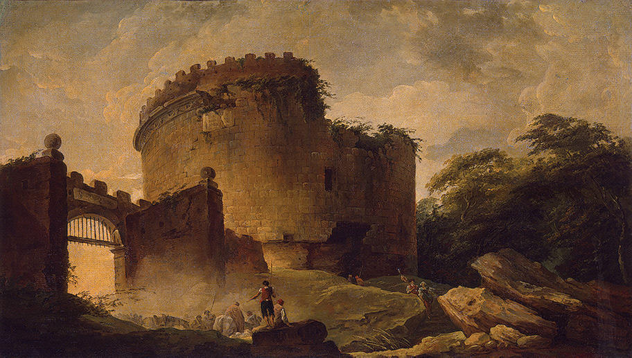 Tomb Of Cecilia Metella — Hubert Robert