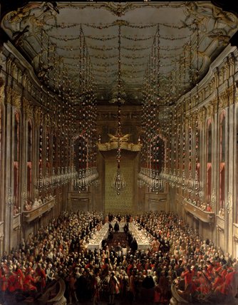 Banquet In The Redoutensaal, Vienna, — Martin Ii Mytens