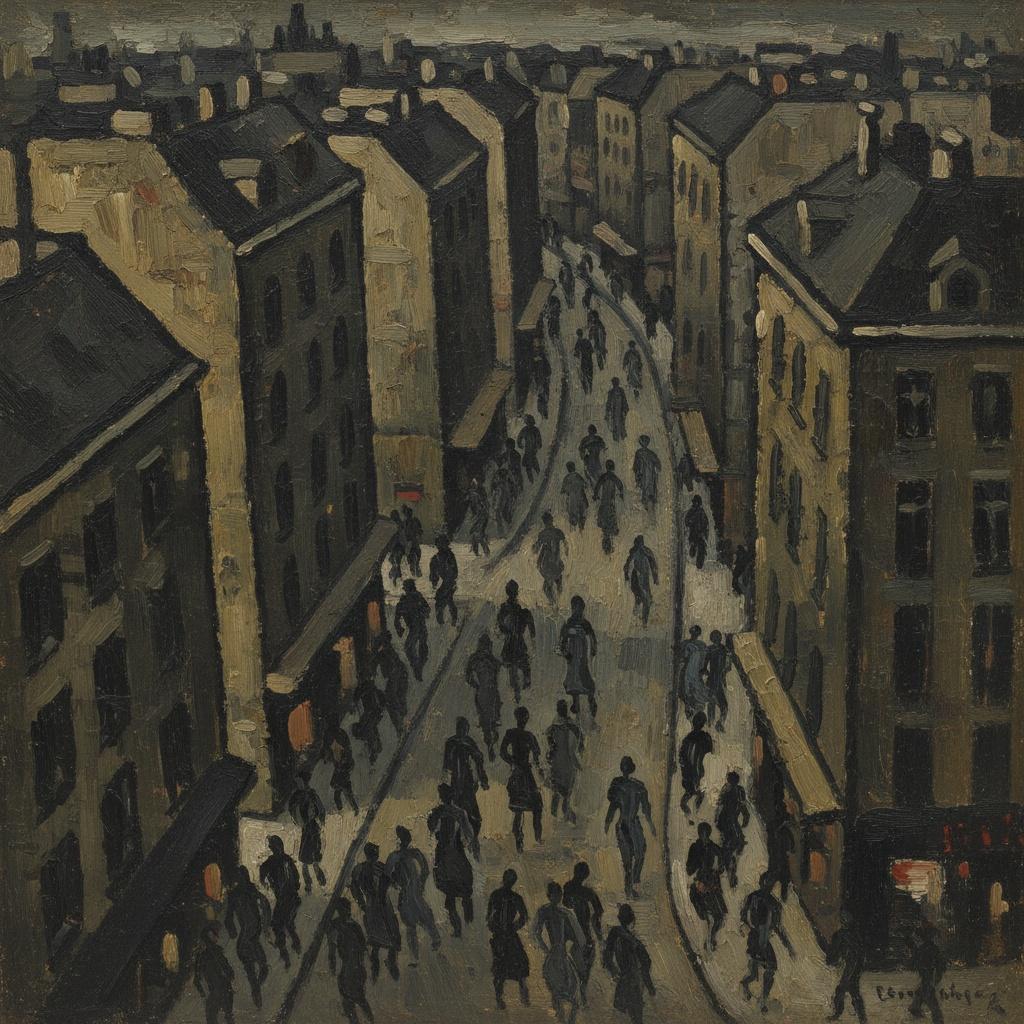 Echoes Of The Urban Monolith: A Singular Vision In Charcoal And Ochre — Marc Duvallier