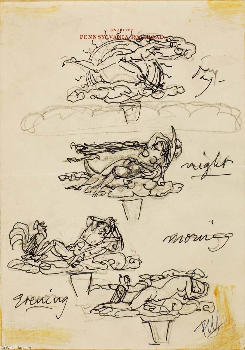 Sketches For Moods Of Time — Paul Manship