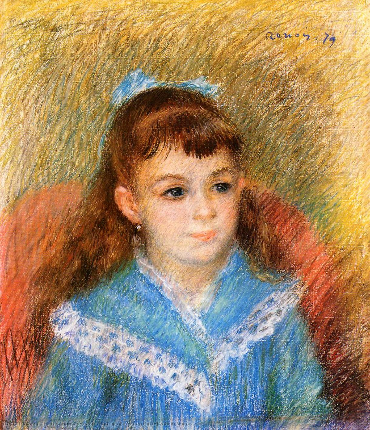 Título Traducido: Retrato De Una Joven (elizabeth Maitre) — Pierre-auguste Renoir