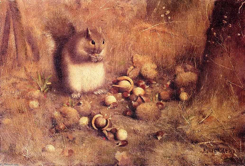 Squirrel With Nuts — Joseph Decker