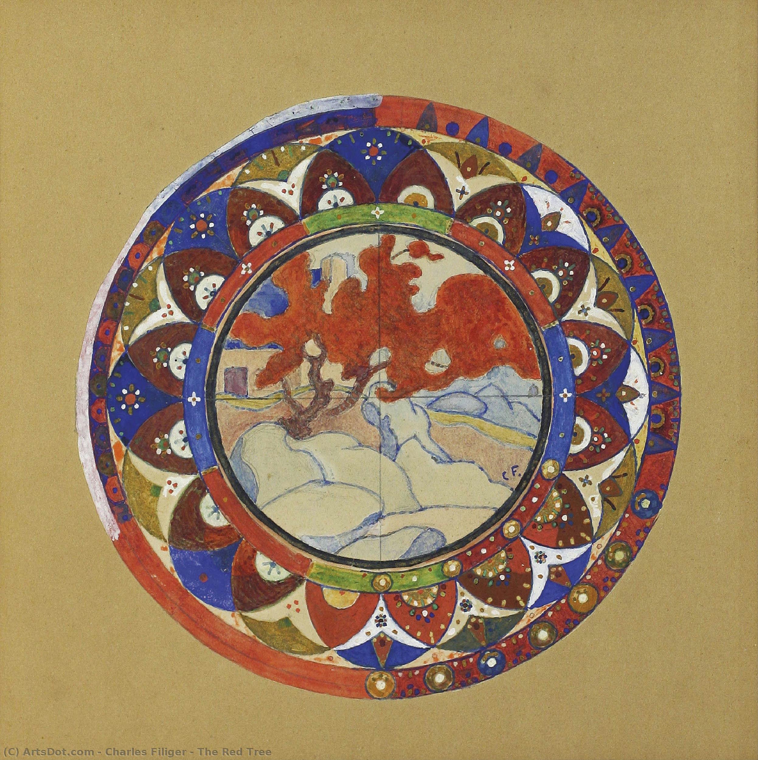 The Red Tree — Charles Filiger