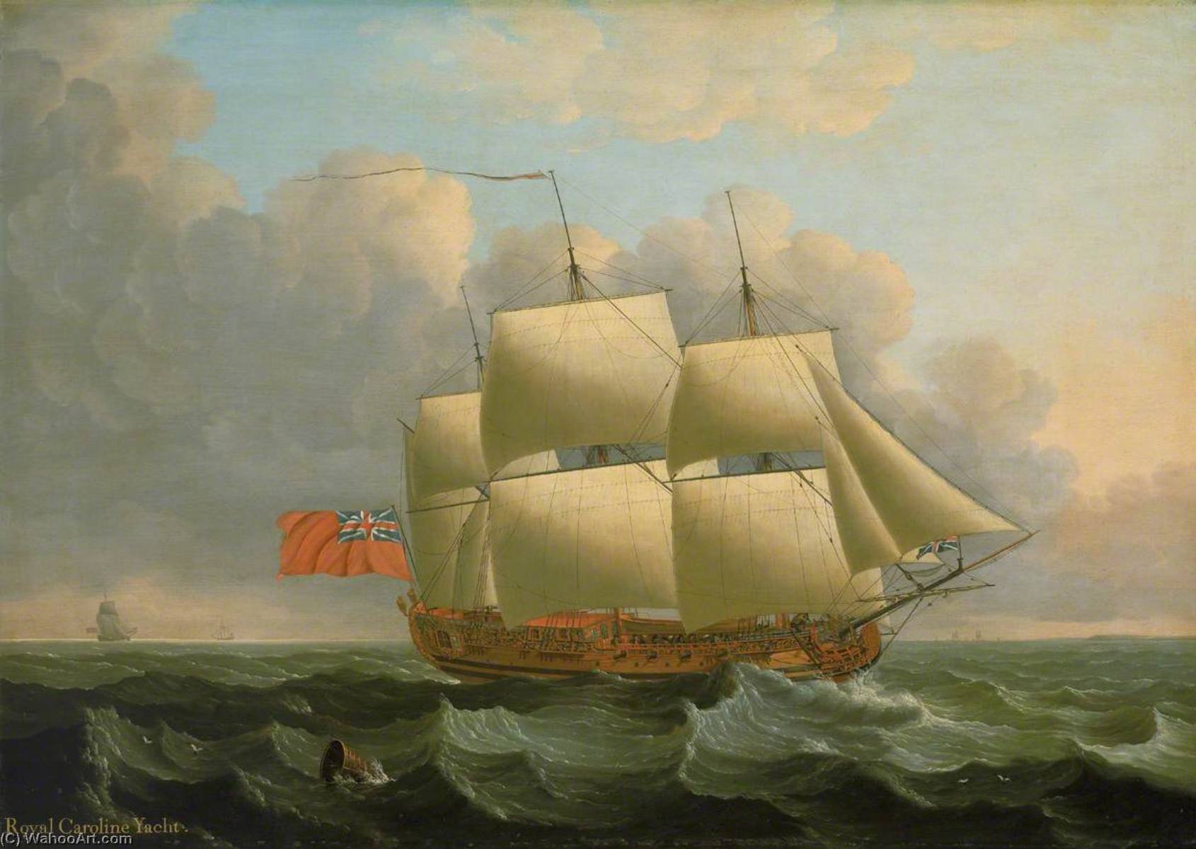 The 'royal Caroline' — John Cleveley The Elder