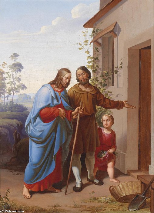 Christus Tritt In Ein Haus Ein — Carl Rahl