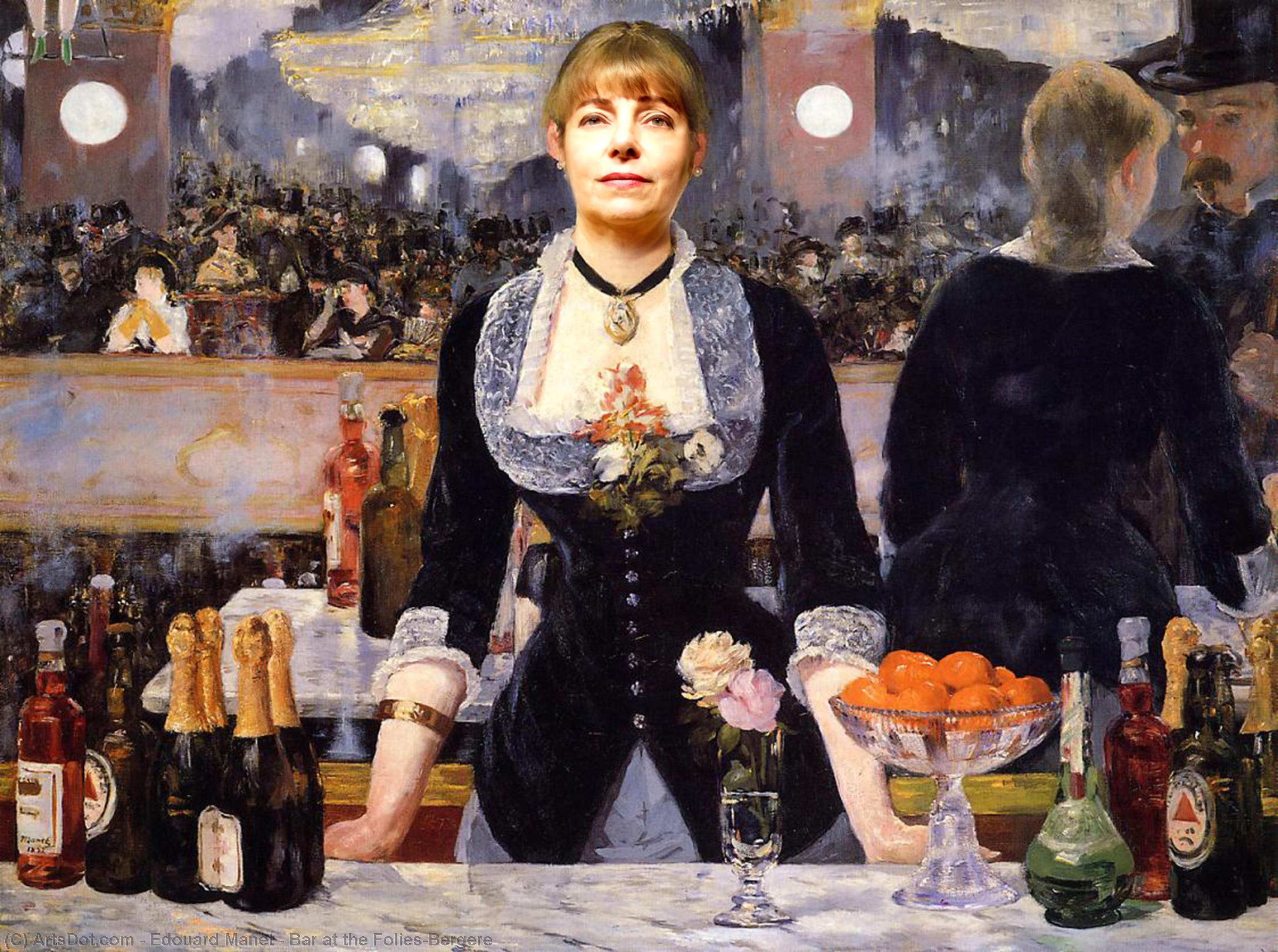 Bar At The Folies-bergere — Édouard Manet