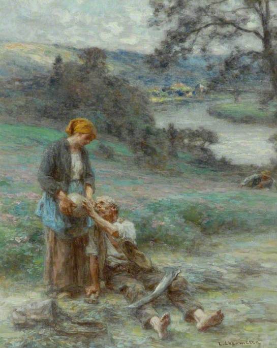 The Reaper's Rest (le Repos Du Faucheur) — Léon Augustin L'hermitte
