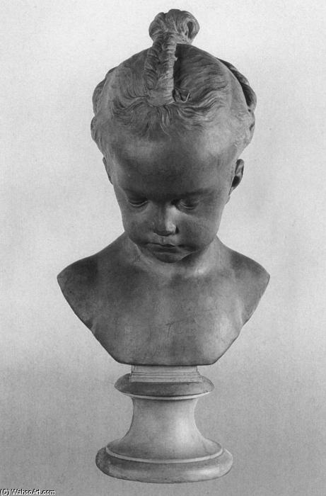 少女の頭像 — Jacques François Joseph Saly