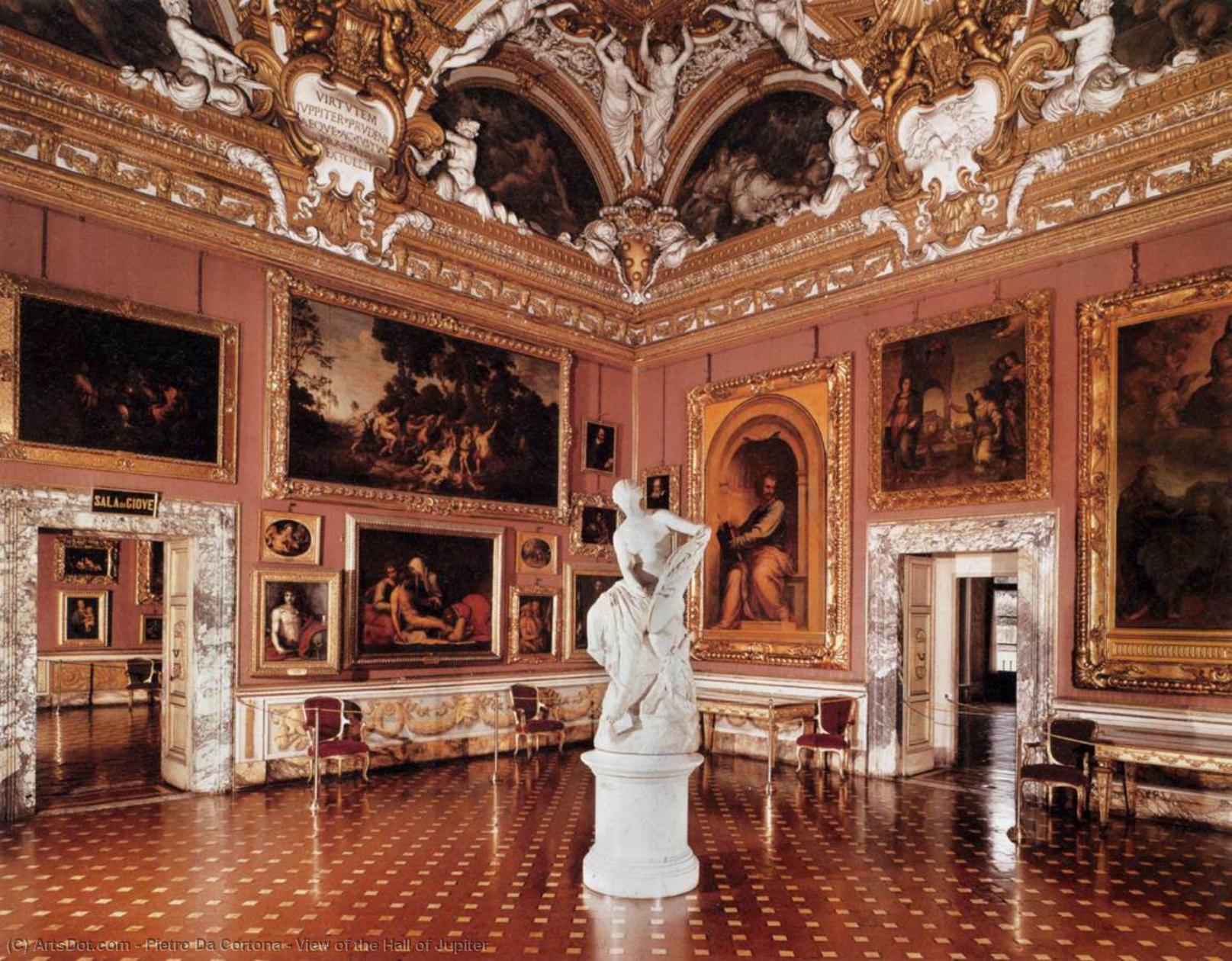 View Of The Hall Of Jupiter — Pietro Da Cortona