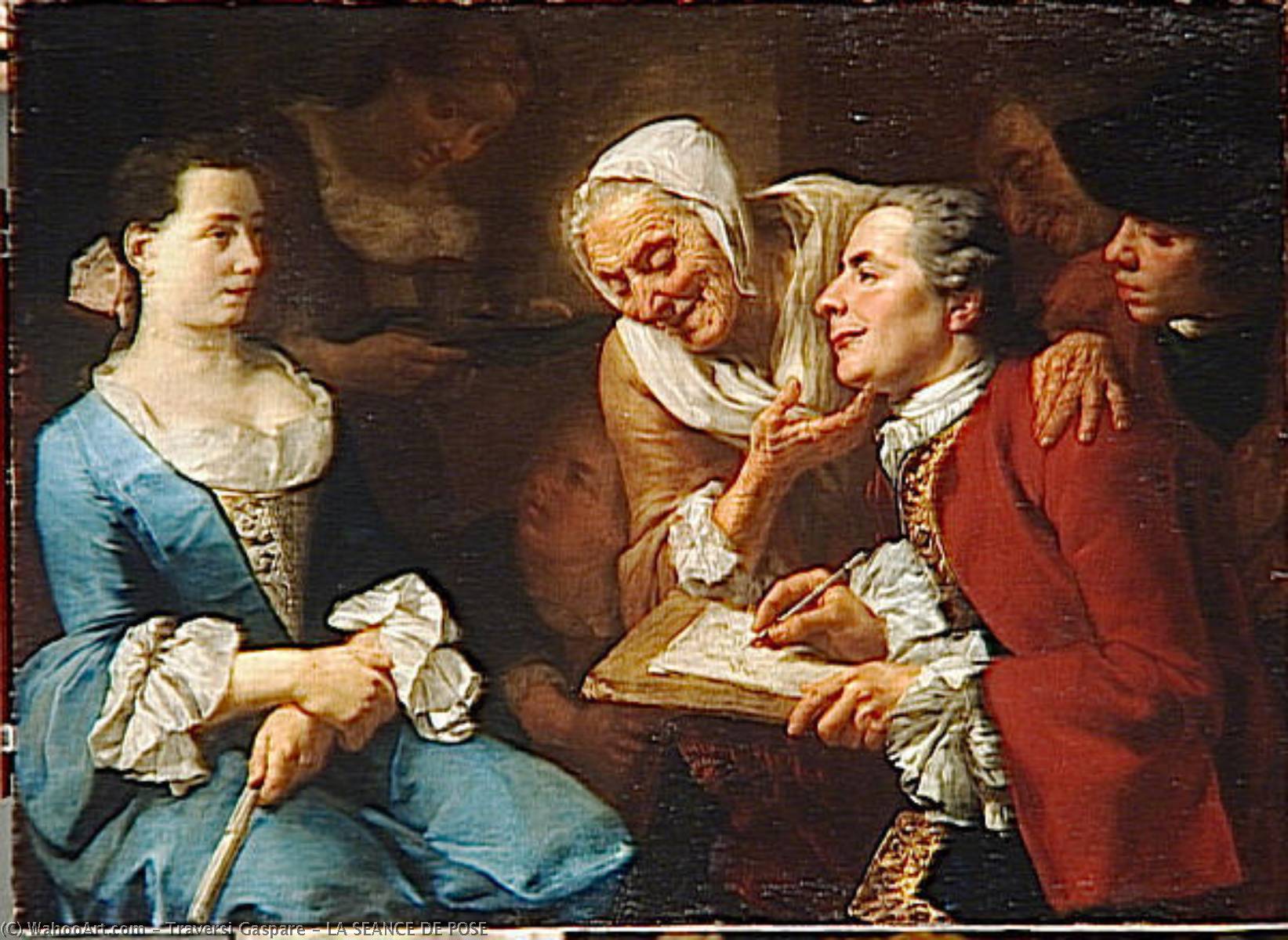 La Seance De Pose — Gaspare Traversi