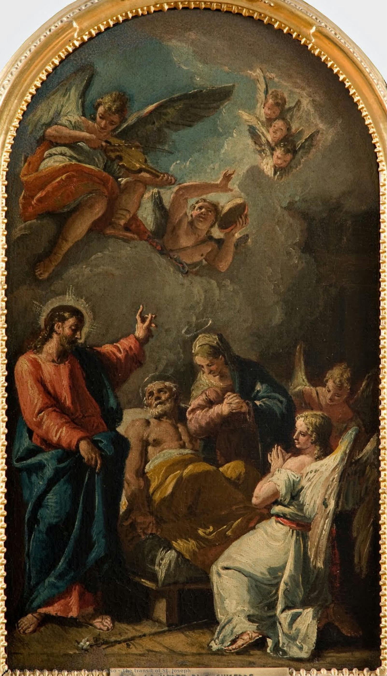 The Transit Of St. Joseph — Francesco Fontebasso
