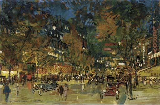 Paris By Night — Konstantin Alexeievitch Korovin