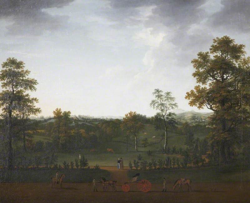 View From Whiteway Towards Dartmoor, Devon — William Tomkins