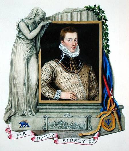 Portrait Of Sir Philip Sidney From 'memoirs Of The Court Of Queen Elizabeth — Sarah Countess Of Essex