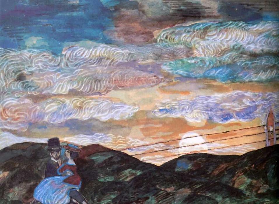 Lovers Under The Moon — Sergey Yurievich Sudeikin