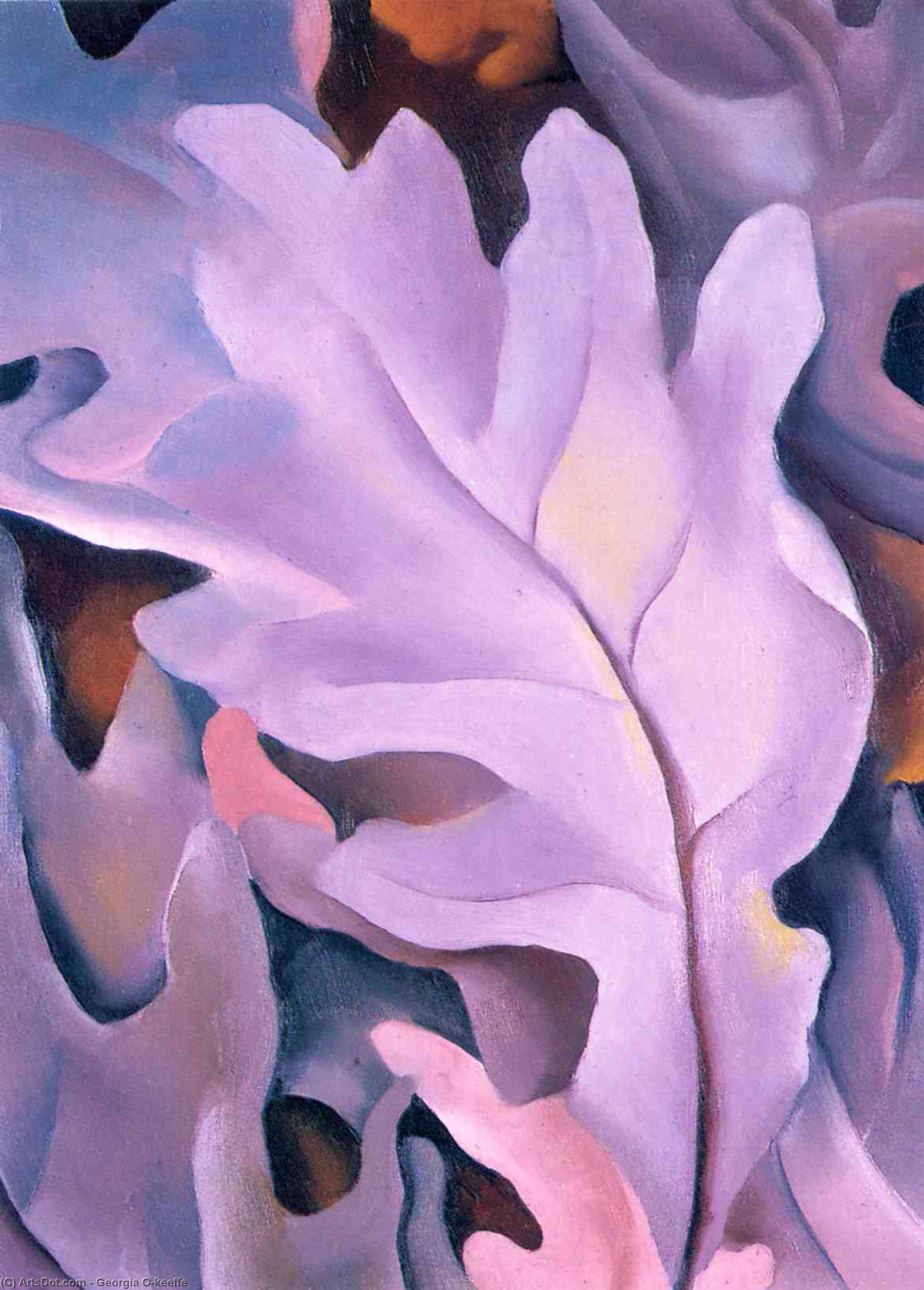 Purple Leaves — Джорджия О’кифф