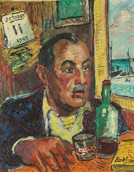 Portrait Of Frank Banker — David Davidovich Burliuk