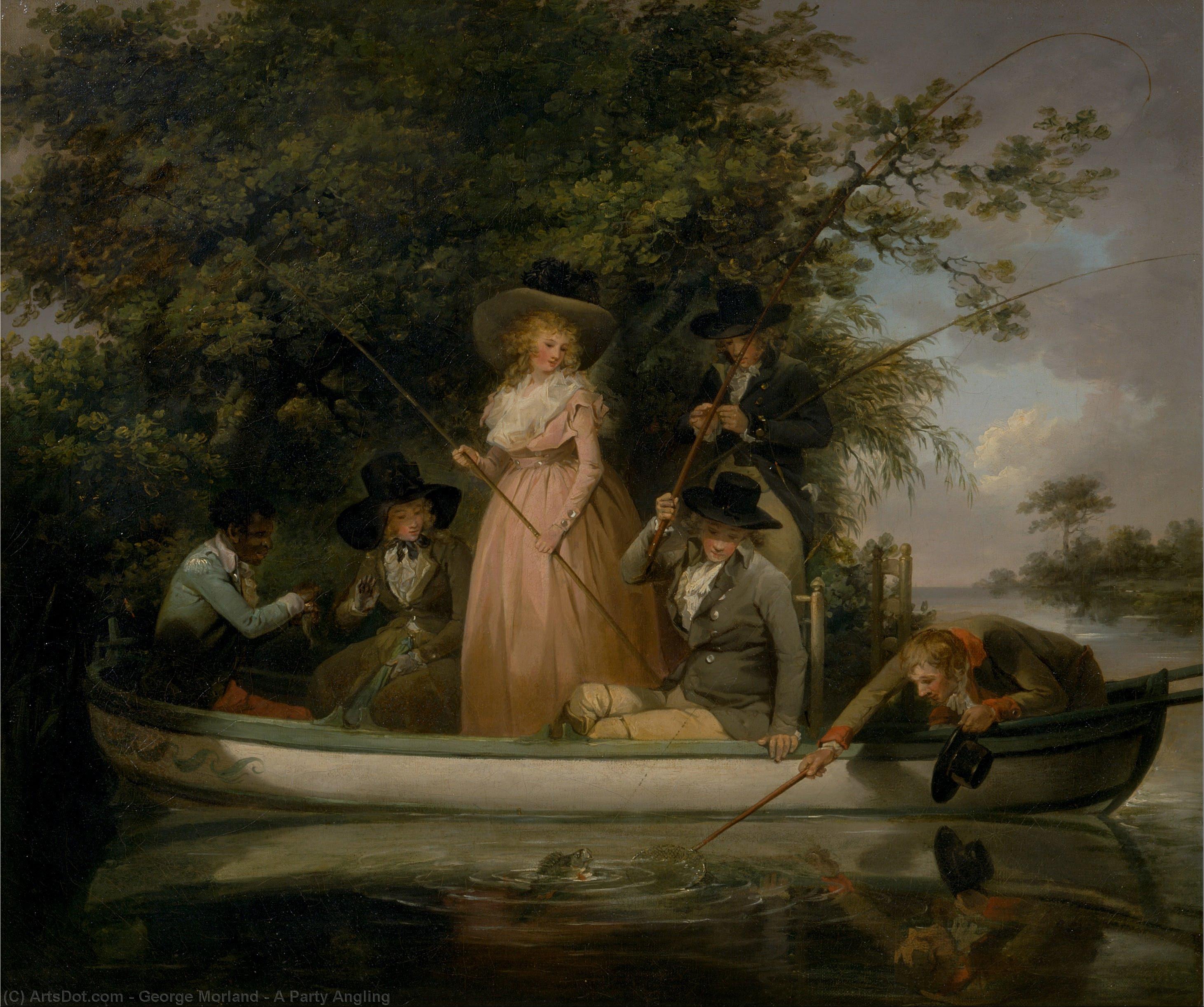 A Party Angling — Джордж Морленд