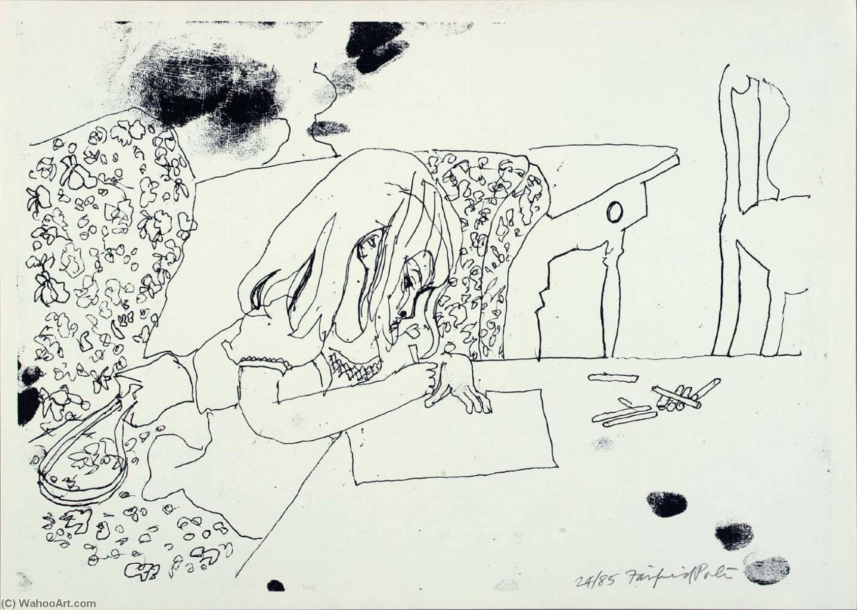 Child Writing — Fairfield Porter