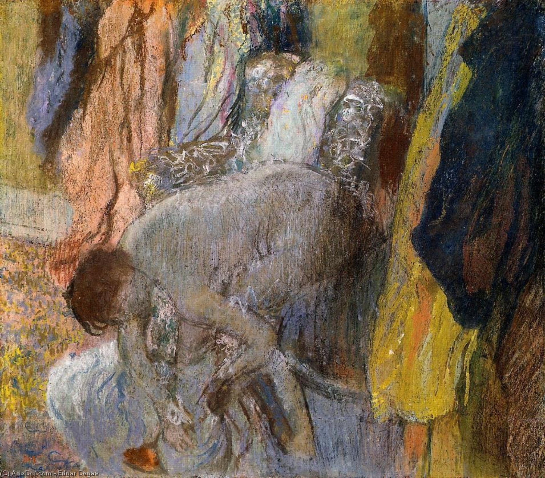 Woman Washing Her Feet — Edgar Degas
