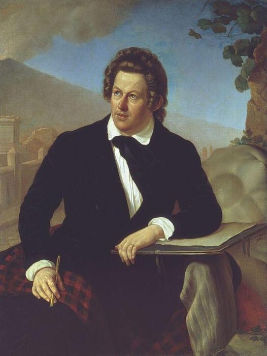 Portrait Of Zavyalov Fedor — Karl Pavlovich Bryullov
