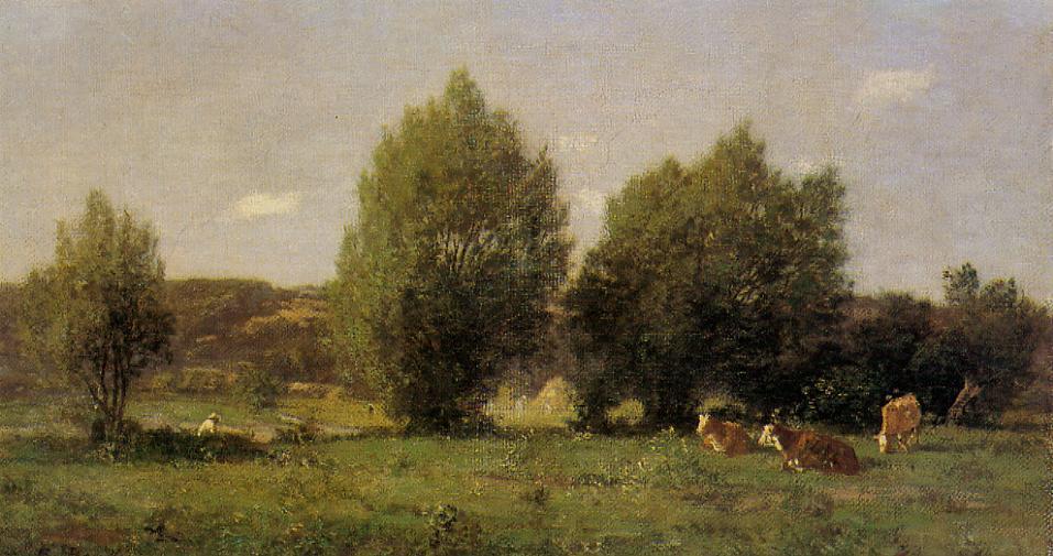 Landscape Near Honfleur — エギュヌ・ルイユ・ブドアン