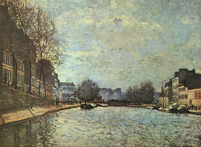 The St. Martin Canal — Alfred Sisley