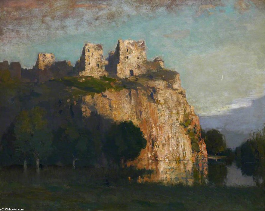 A Dream Of The Nor' Loch And Edinburgh Castle — James Paterson
