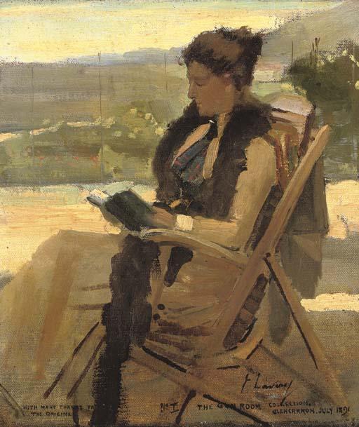 Miss Katherine Mclaren At Glencarron — Sir John Lavery
