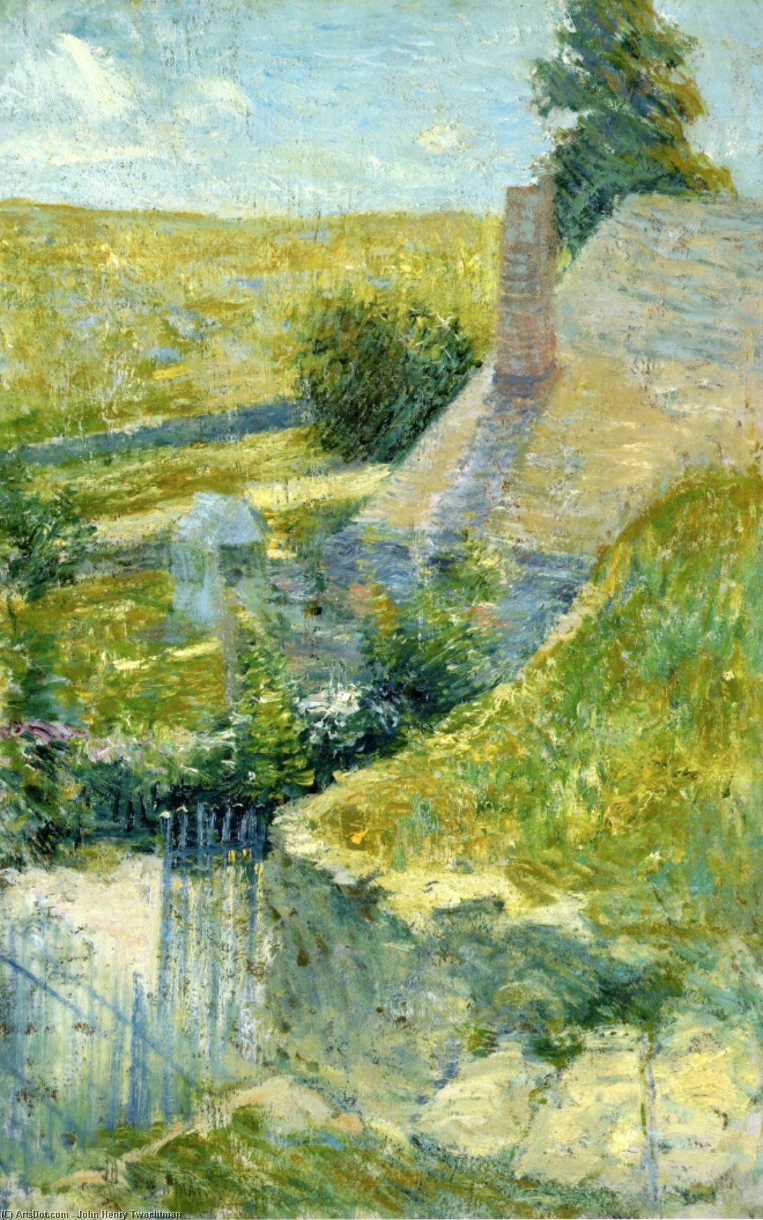 Artist's Home Seen From The Back — John Henry Twachtman