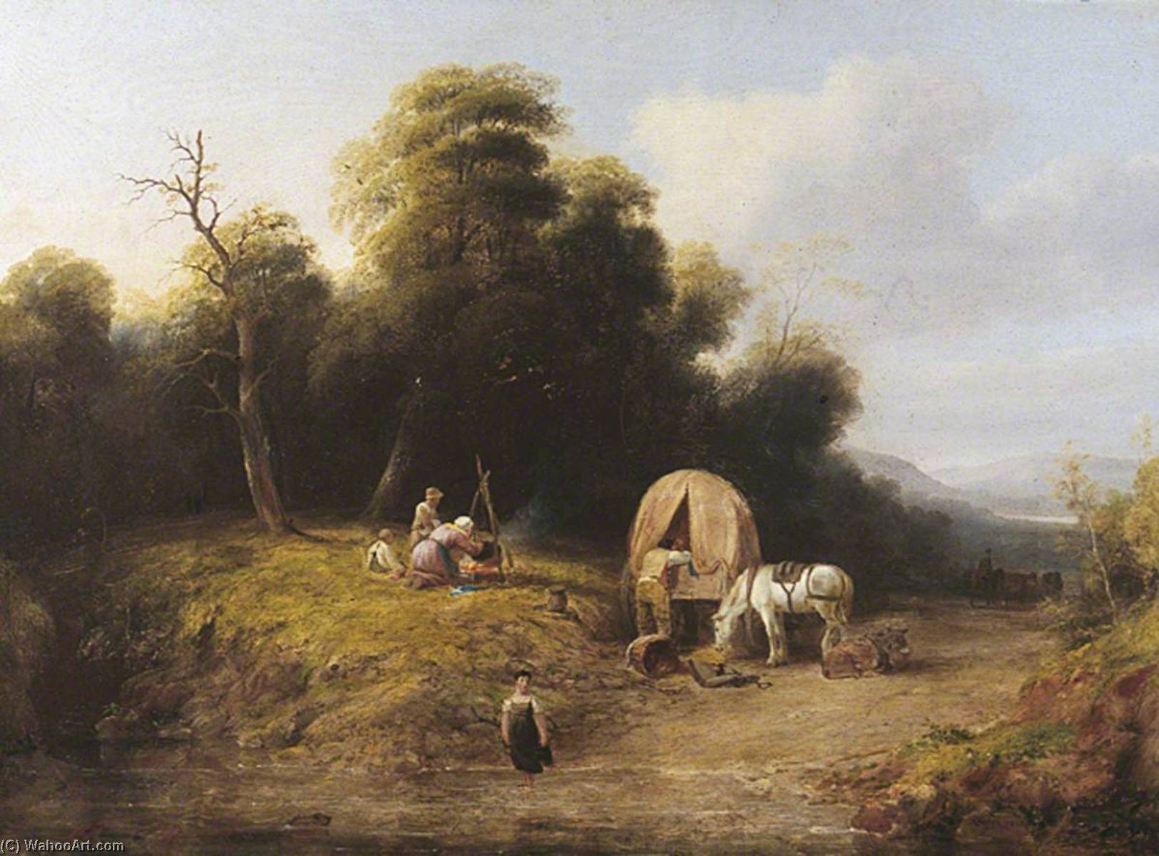 A Gypsy Encampment — John N Rhodes