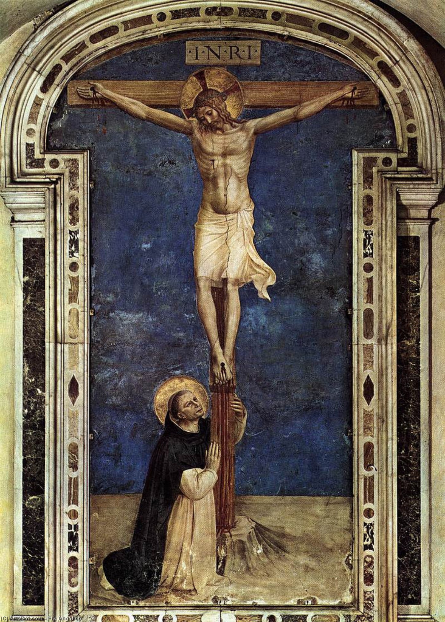 Saint Dominic Adoring The Crucifixion — Фра Анђело