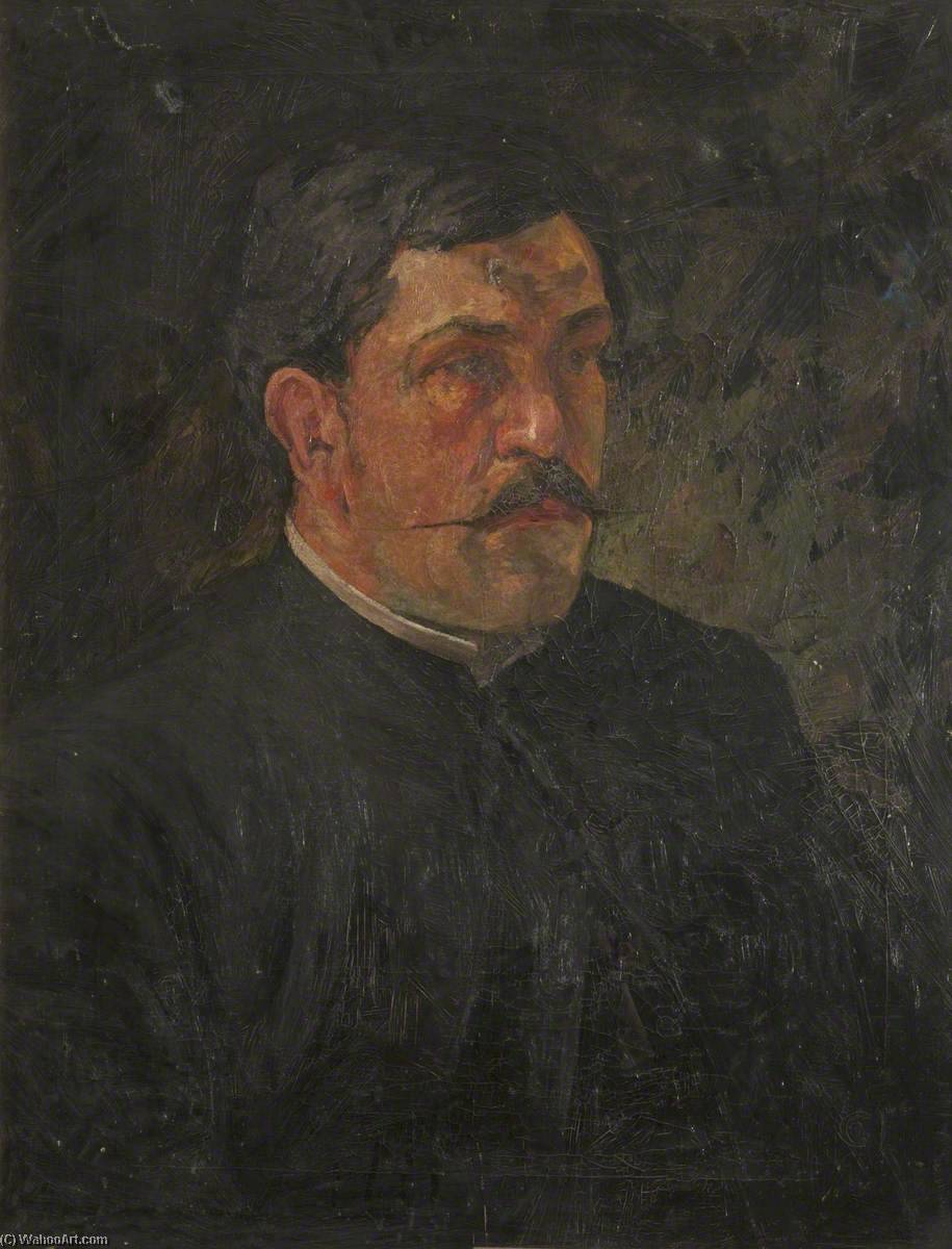 John Quine (1857–1940), Ma, Vicar Of Lonan — Archibald Knox