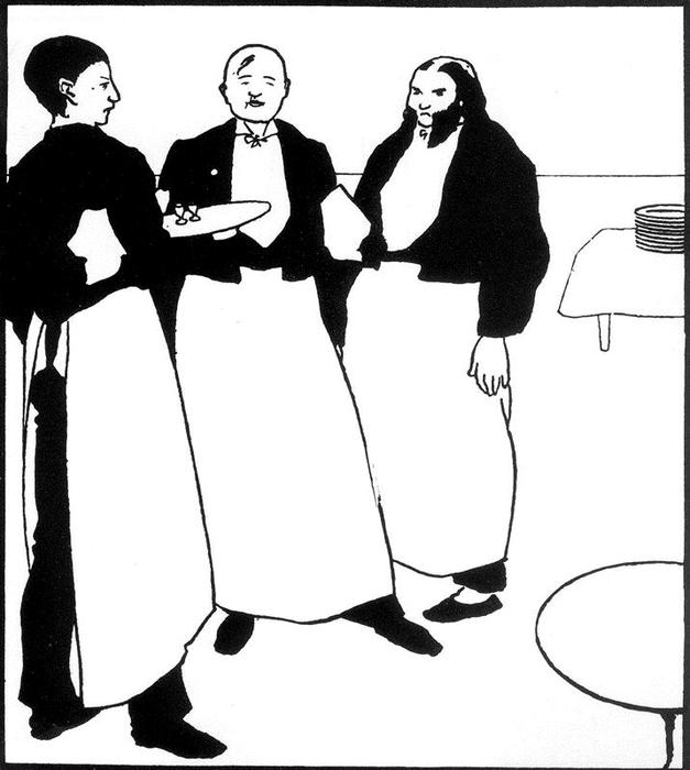 Garcons De Cafe — Aubrey Vincent Beardsley