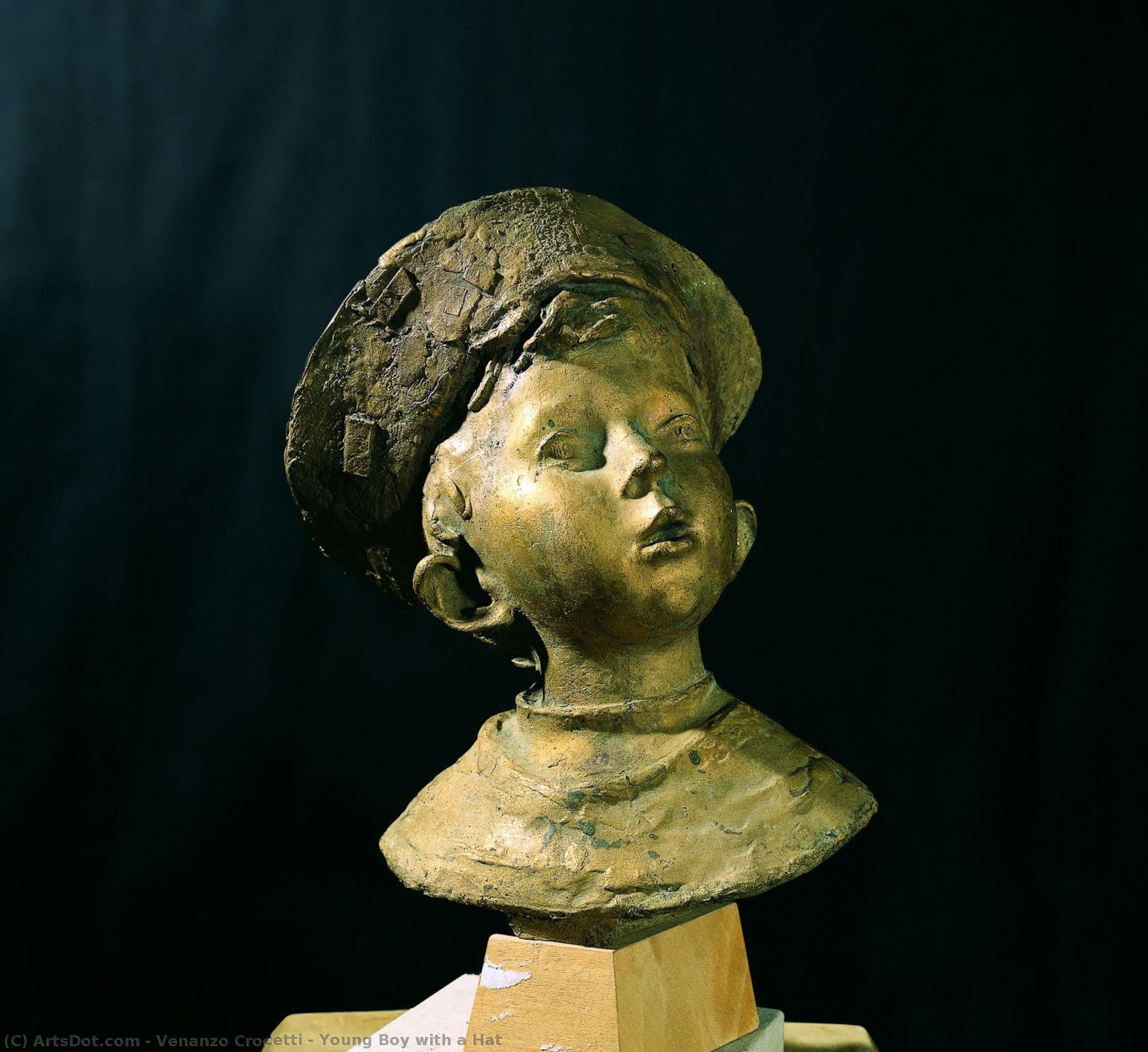 Young Boy With A Hat — Venanzo Crocetti