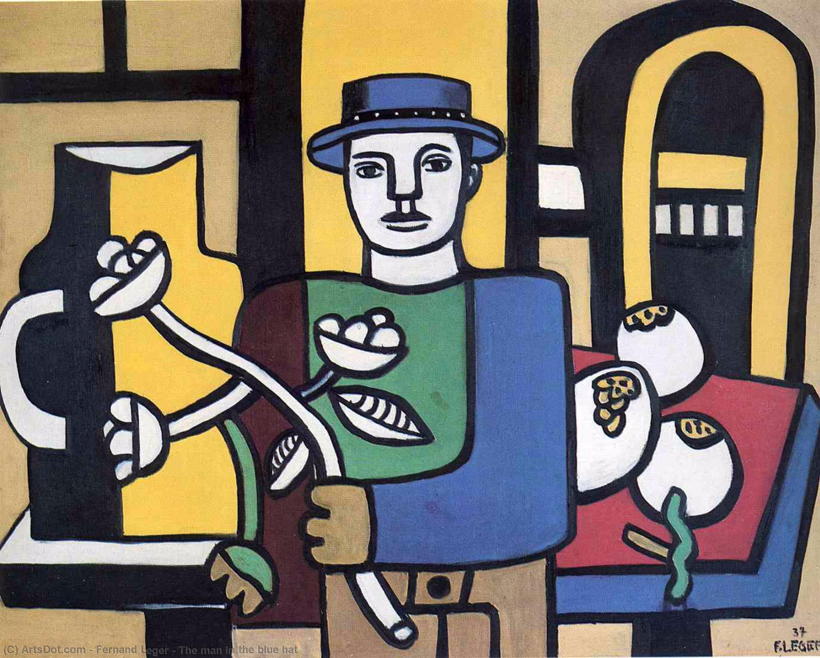 The Man In The Blue Hat — Fernand Léger